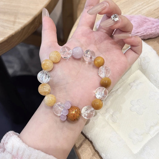 Golden Healer Quartz Bracelet - Natural Crystal Jewelry