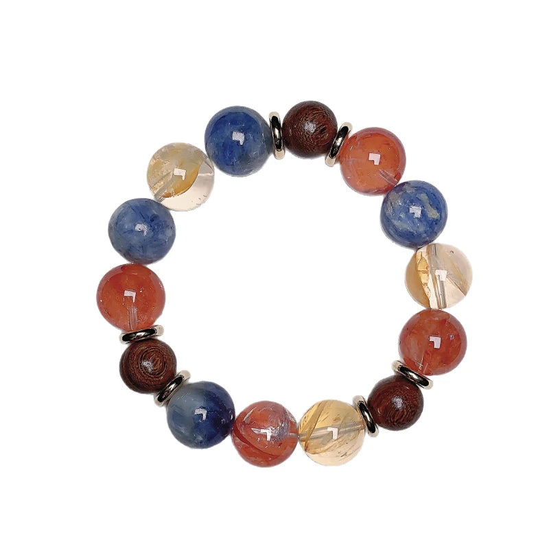 Dopamine Crystal Bracelet - Multi-Gemstone & Blue Kyanite