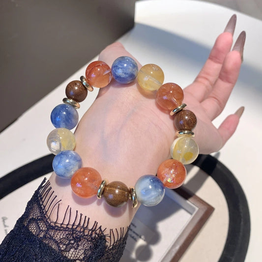 Dopamine Crystal Bracelet - Multi-Gemstone & Blue Kyanite