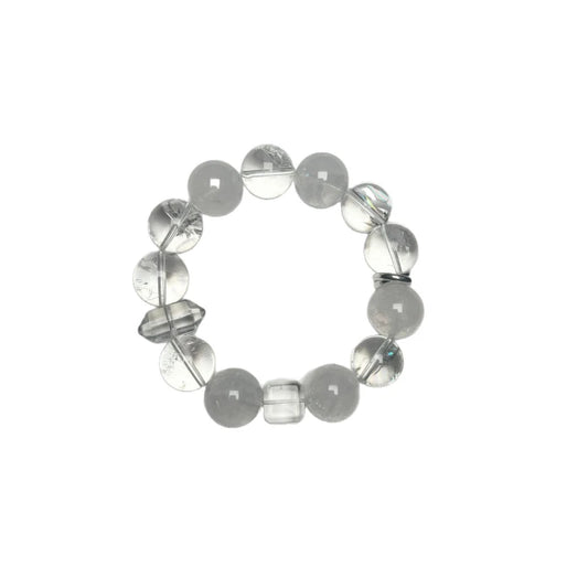 Clear Quartz Crystal Bracelet - Natural Gemstone Healing Jewelry